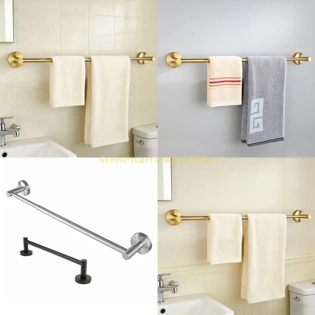 F68D Multifunction Extendable Steel Towel Rack Not Holes Required Strong & Elegant Stand for Bathroom Wall Mounting
F68D Multifunction Extendable Steel Towel Rack Not Holes Required Strong & Elegant Stand for Bathroom Wall Mounting