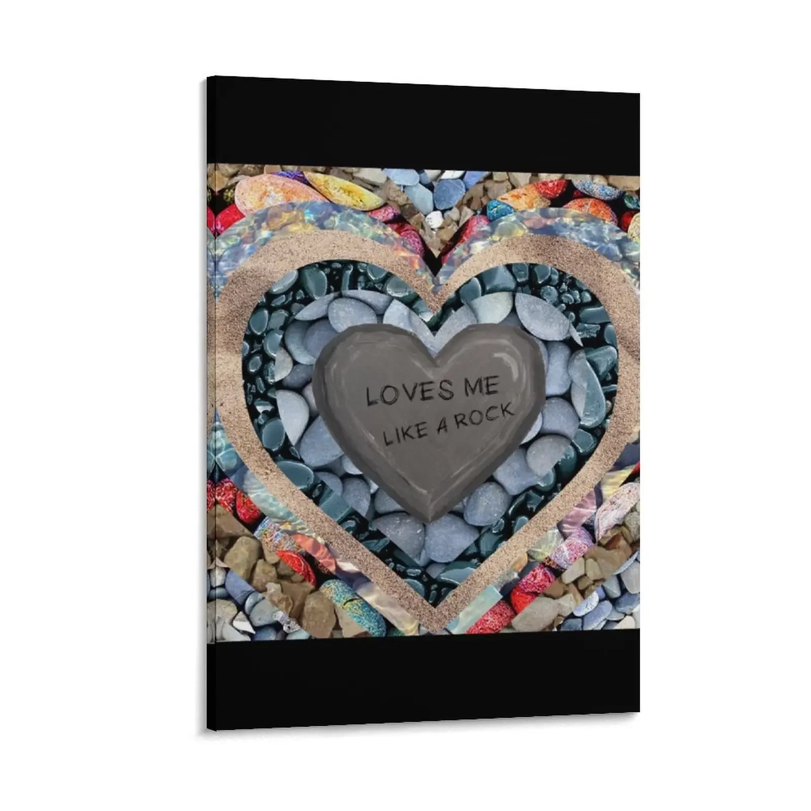 Loves me like a Rock Canvas Painting posters Decoration wall room decorations Paintings on the wall
Loves me like a Rock Canvas Painting posters Decoration wall room decorations Paintings on the wall