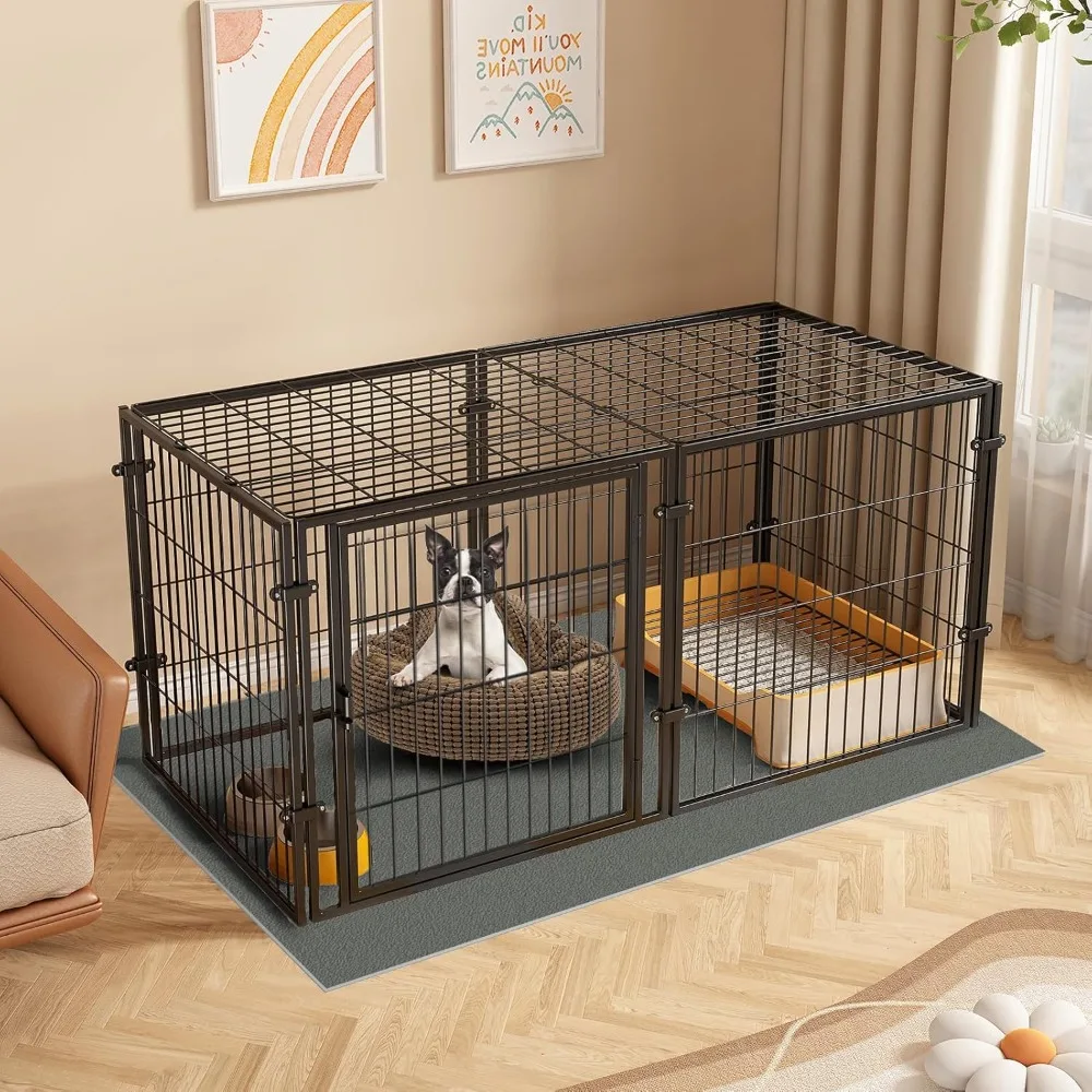 Large Dog Crate – 59 Inch Metal Kennel for Medium and Small Dogs, Safe Indoor & Outdoor XL Big Puppy Cage, Pet Playpen Yard
Large Dog Crate – 59 Inch Metal Kennel for Medium and Small Dogs, Safe Indoor & Outdoor XL Big Puppy Cage, Pet Playpen Yard