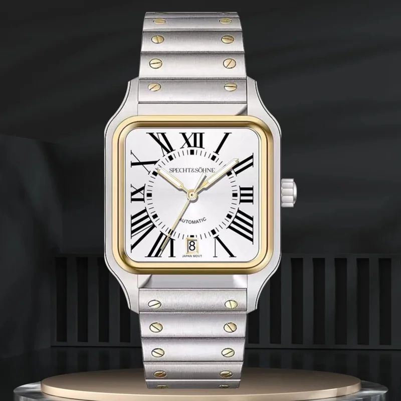 2024 New Men Sports Watches Luxury Automatic Watch For Men Mechanical Wristwatch 37MM PVD Gold Stainless Steel 5Bar
2024 New Men Sports Watches Luxury Automatic Watch For Men Mechanical Wristwatch 37MM PVD Gold Stainless Steel 5Bar