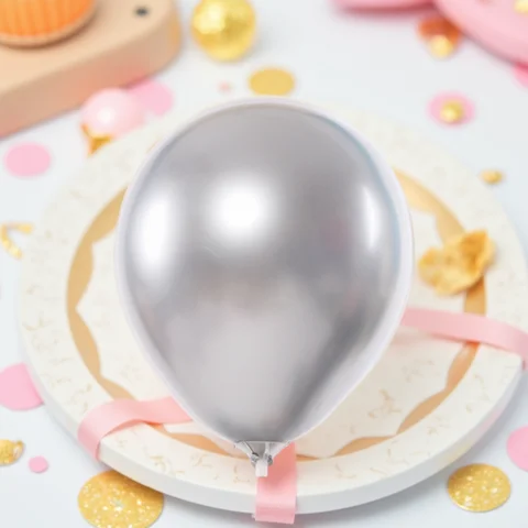 5/10/12inch Birthday Balloon Premium Metallic Latex Balloons Gold Silver Fruit Green Globe Wedding Party Decoration Kids Toys