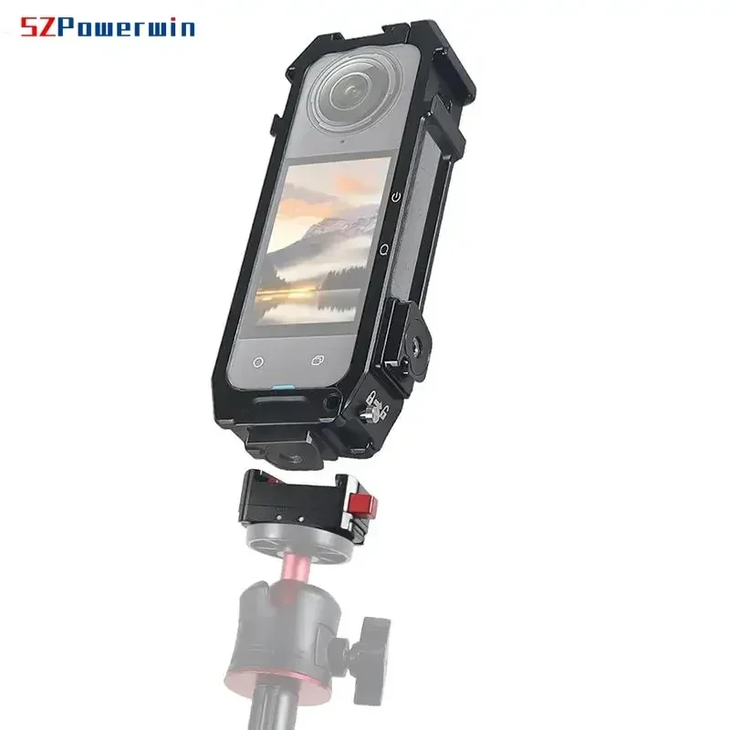 Quick Mount X4 Camera Cage 360 Expansion Protective Frame 1/4 Magnetic Foldable Adapter for Insta360 Insta 360 X4 Action Tripod
Quick Mount X4 Camera Cage 360 Expansion Protective Frame 1/4 Magnetic Foldable Adapter for Insta360 Insta 360 X4 Action Tripod