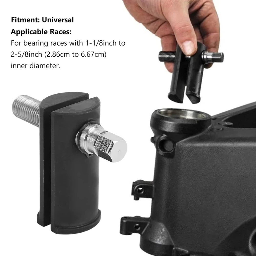 Motorcycle Steering Wheel Neck Bearing Race Puller Removing Tool For 1‑1/8in To 2‑5/8in inner diameter ID Removal Remover
Motorcycle Steering Wheel Neck Bearing Race Puller Removing Tool For 1‑1/8in To 2‑5/8in inner diameter ID Removal Remover