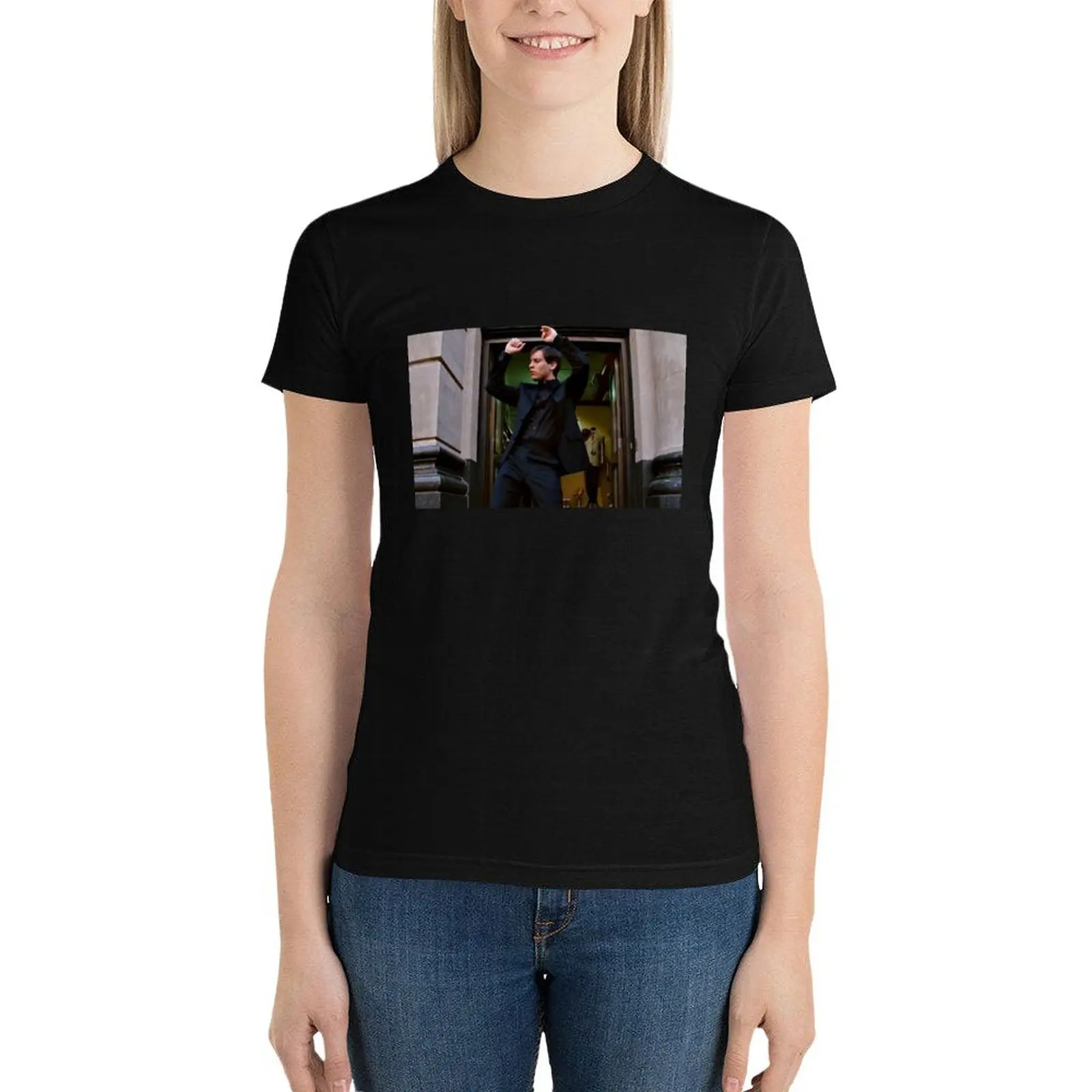 Emo Parker dancing T-Shirt shirts graphic tees female cute tops workout shirts for Women
Emo Parker dancing T-Shirt shirts graphic tees female cute tops workout shirts for Women