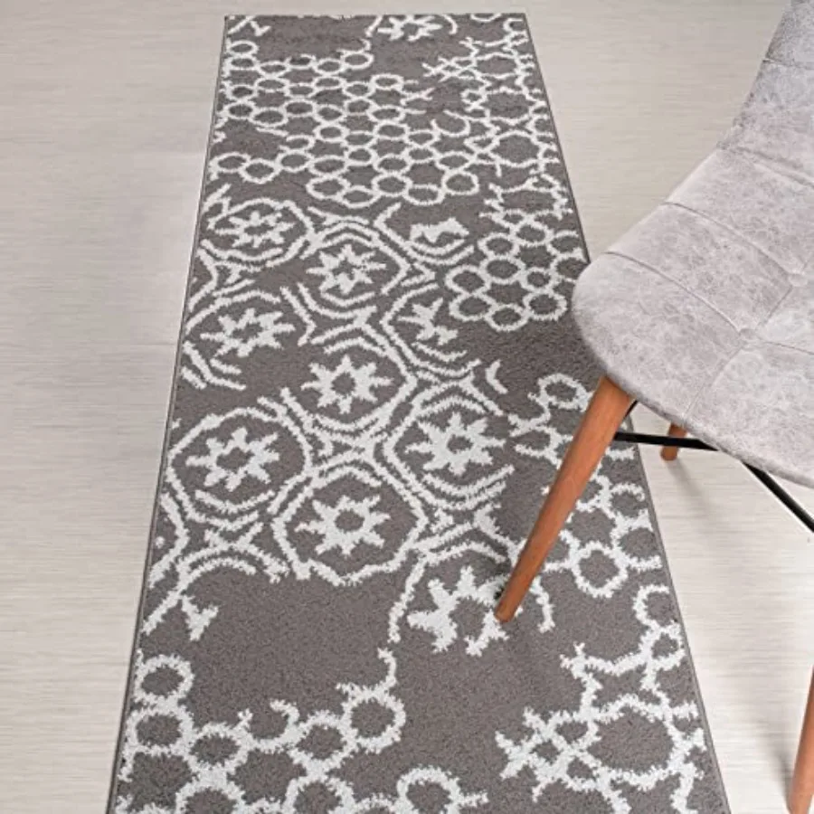 Custom Length, Non Slip Modern Abstract Carpet Runner Rug Mat for Entry Hallway Kitchen Laundry, 26 inch x 23 feet, Grey
Custom Length, Non Slip Modern Abstract Carpet Runner Rug Mat for Entry Hallway Kitchen Laundry, 26 inch x 23 feet, Grey