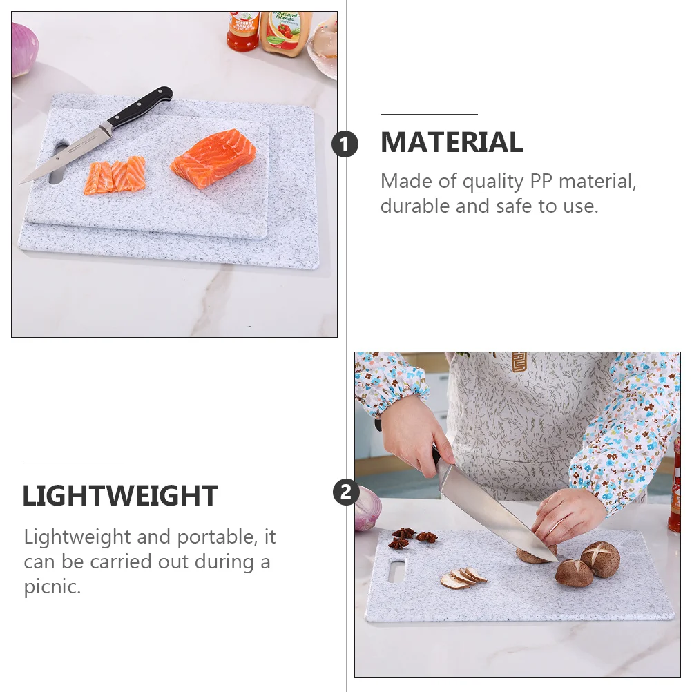 1Pcs Imitation Marble Cutting Board Portable PP Kitchen Tool Fruit Vegetable Meat Cutting Board Home Use
1Pcs Imitation Marble Cutting Board Portable PP Kitchen Tool Fruit Vegetable Meat Cutting Board Home Use
