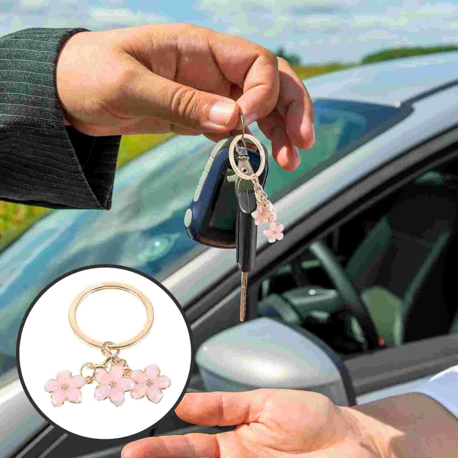 Bracelet Cherry Blossom Keychain Decor Bag Hanging Ornament Ring Pink Zinc Alloy Bauble
Bracelet Cherry Blossom Keychain Decor Bag Hanging Ornament Ring Pink Zinc Alloy Bauble