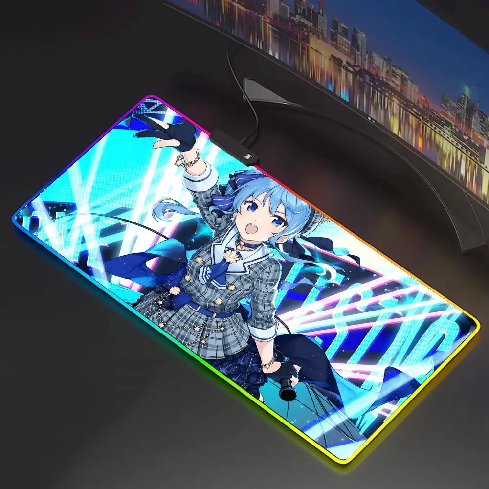 H-Hoshimachi Suisei Mouse Pad Mousepad Rgb Mouse Pad Gaming Backlight Pc Accessories g pro x superlight 2 Gamer Keyboard Backli
H-Hoshimachi Suisei Mouse Pad Mousepad Rgb Mouse Pad Gaming Backlight Pc Accessories g pro x superlight 2 Gamer Keyboard Backli
