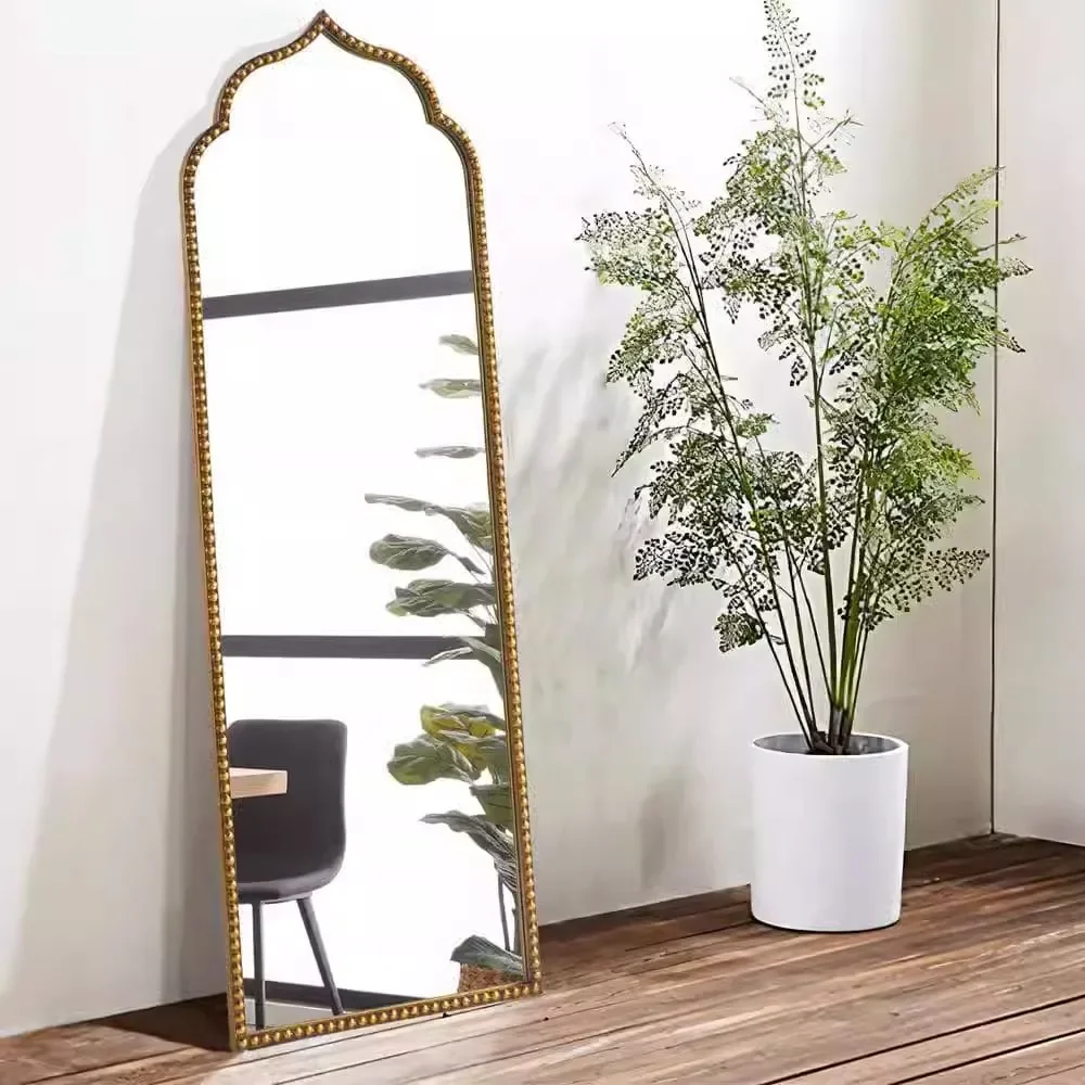 French Retro Full-Length Mirror Explosion-Proof Home Bedroom Wall-Hanging Luxury Fitting European Floor Decor Lrregular Mirror
French Retro Full-Length Mirror Explosion-Proof Home Bedroom Wall-Hanging Luxury Fitting European Floor Decor Lrregular Mirror