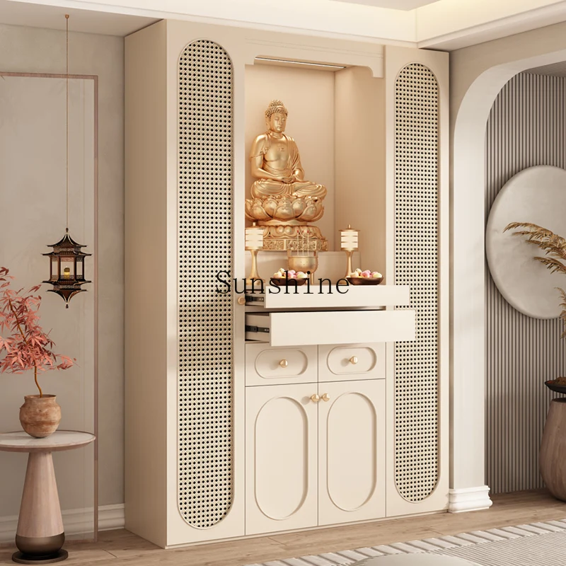 Chinese-style Buddhist niche cabinet, living room, Guanyin Bodhisattva display Buddhist cabinet 
Chinese-style Buddhist niche cabinet, living room, Guanyin Bodhisattva display Buddhist cabinet