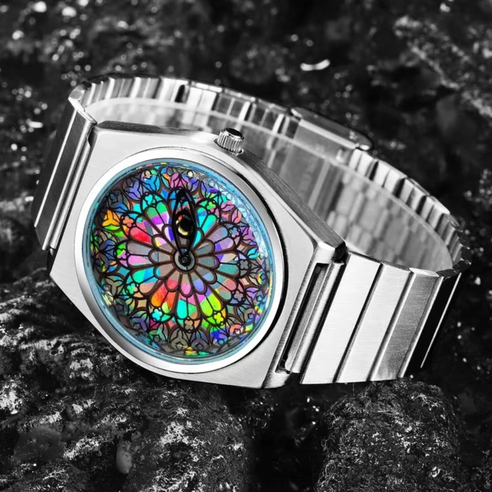 God's Eye Steel Belt Creative Design Original Quartz Watches Men Business Waterproof Watch Colorful Dial Clock Relogio Masculino
God's Eye Steel Belt Creative Design Original Quartz Watches Men Business Waterproof Watch Colorful Dial Clock Relogio Masculino