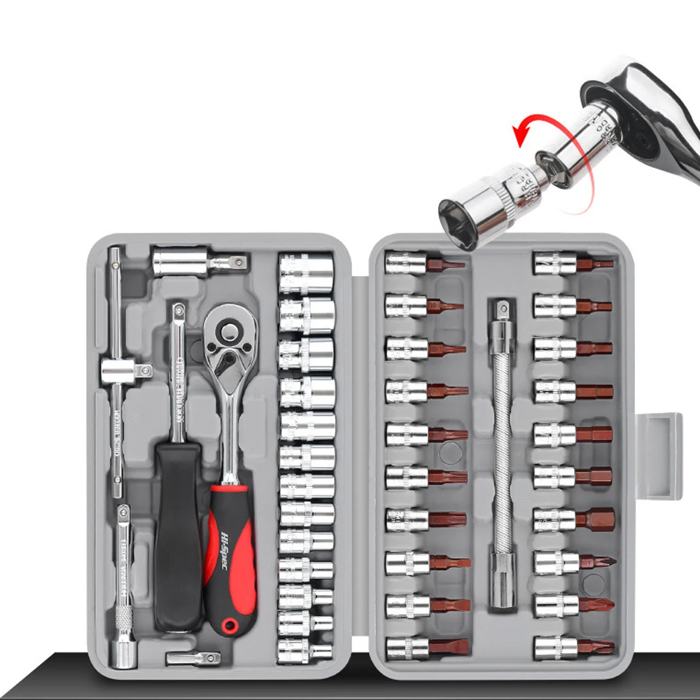 Comprehensive Auto Repair Tools Including Socket Wrenches Hex Socket Hex Socket Quick Ratchet Wrenches T30 And T40 Sets
Comprehensive Auto Repair Tools Including Socket Wrenches Hex Socket Hex Socket Quick Ratchet Wrenches T30 And T40 Sets