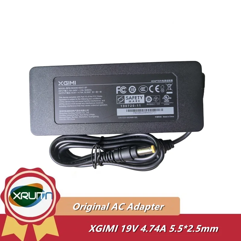HKA09019047-6P 19V 4.74A 3.7A AC DC Adapter Charger For XGIMI HOME Projector Play Z5 Z3S Z6X Z4X Z8X XEC09 XEC10 H07K ADP-90MD H
HKA09019047-6P 19V 4.74A 3.7A AC DC Adapter Charger For XGIMI HOME Projector Play Z5 Z3S Z6X Z4X Z8X XEC09 XEC10 H07K ADP-90MD H