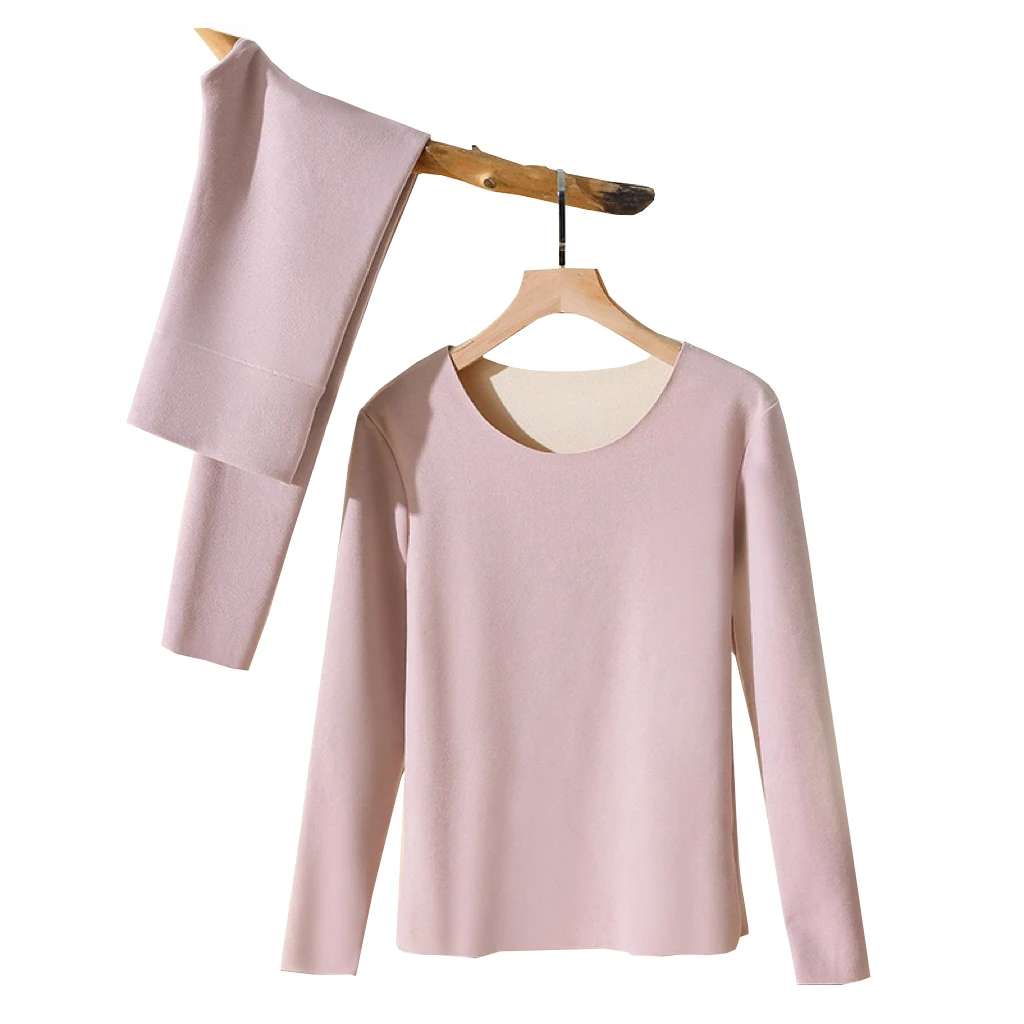 1Set Women's Thermal Underwear Set Seamless Thick Double Layer Warm Lingerie Winter Long Sleeve Bottoming Thermal Clothing Sets
1Set Women's Thermal Underwear Set Seamless Thick Double Layer Warm Lingerie Winter Long Sleeve Bottoming Thermal Clothing Sets