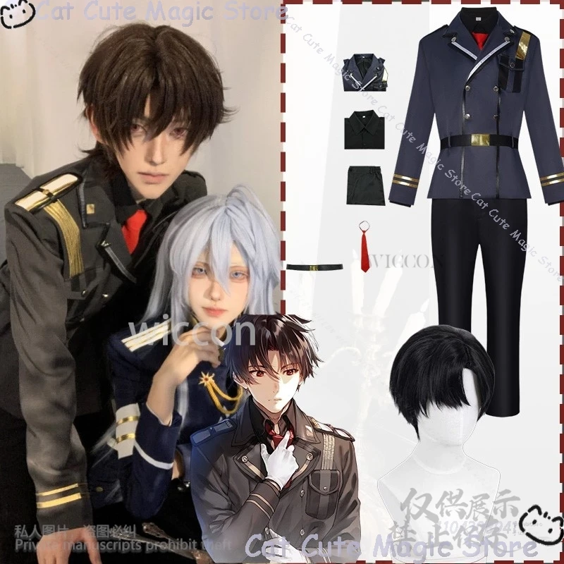 86 Eighty Six Cosplay Shinei Nouzen Handsome Punk Knights Soldier DK Uniform Coat Belt Tie Wig Man Cos Comic Con Suit Customized
86 Eighty Six Cosplay Shinei Nouzen Handsome Punk Knights Soldier DK Uniform Coat Belt Tie Wig Man Cos Comic Con Suit Customized