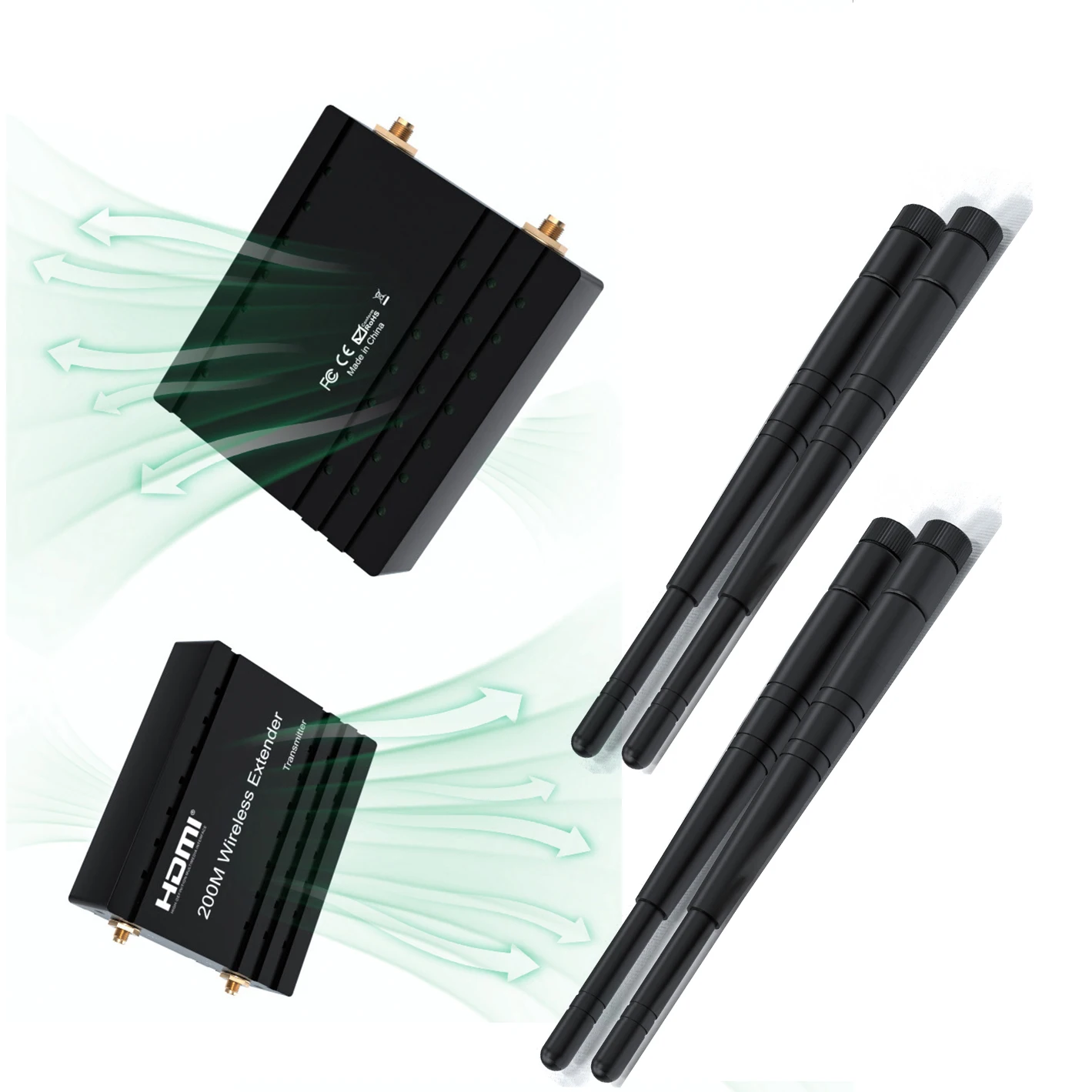 200m Wireless HDMI Video Transmitter and Receiver Extender TV Stick Dongle Adapter for PC Camera Laptop To Projector Monitor TV
200m Wireless HDMI Video Transmitter and Receiver Extender TV Stick Dongle Adapter for PC Camera Laptop To Projector Monitor TV