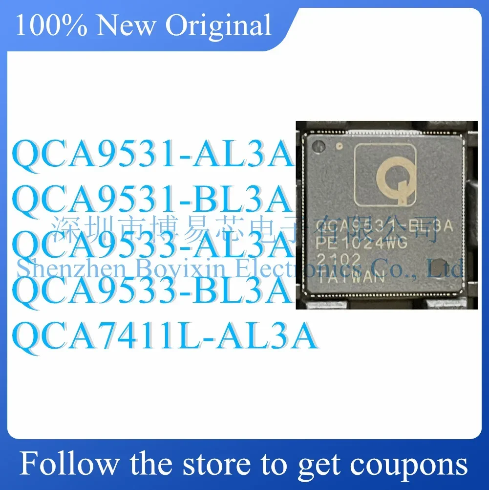 QCA9533-BL3A QCA9533-AL3A QCA9531-AL3A QCA9531-BL3A QCA7411L-AL3A Original genuine
QCA9533-BL3A QCA9533-AL3A QCA9531-AL3A QCA9531-BL3A QCA7411L-AL3A Original genuine