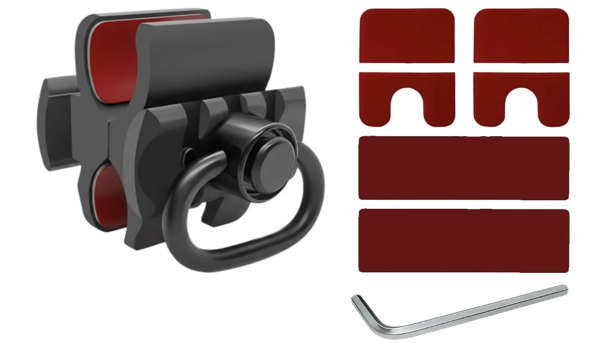 Shotgun Barrel Clamp Mount Picatinny Rail Flashlight Accessories for 12 GA Mossberg 500/590 / 930/940, Maverick 88
Shotgun Barrel Clamp Mount Picatinny Rail Flashlight Accessories for 12 GA Mossberg 500/590 / 930/940, Maverick 88