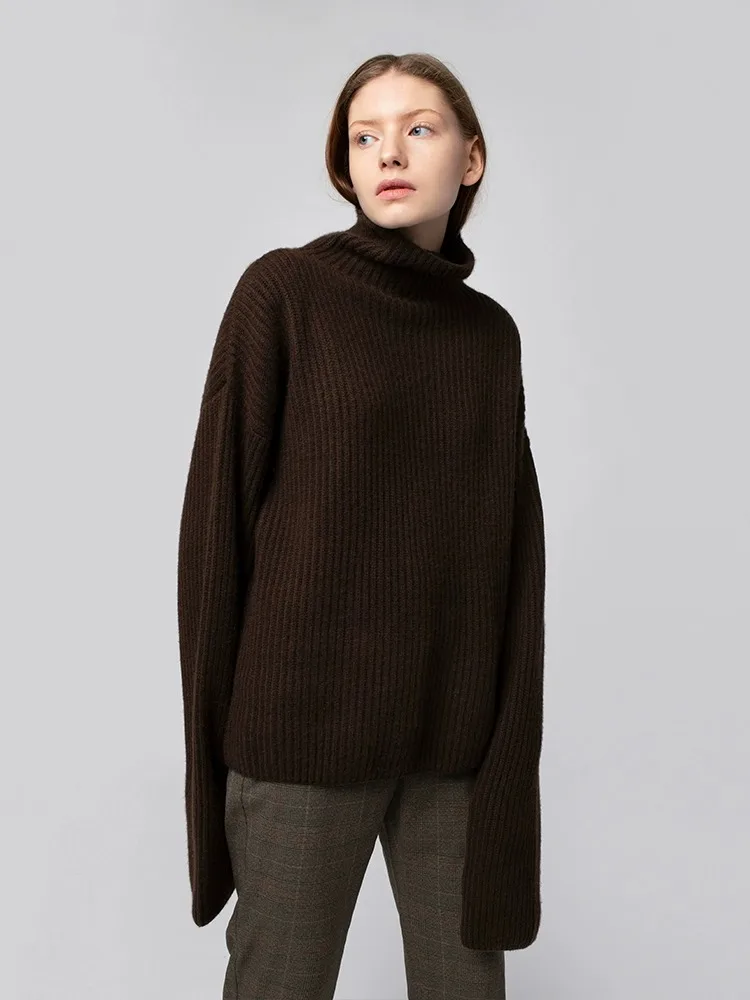 2023 Autumn and winter new soft waxy 100% cashmere sweater female turtleneck pullover thick knit sweater female European goods
2023 Autumn and winter new soft waxy 100% cashmere sweater female turtleneck pullover thick knit sweater female European goods