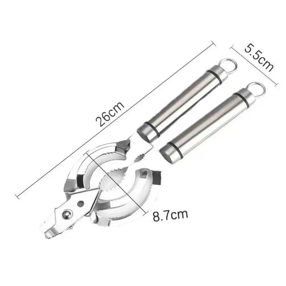 Stainless Steel Can Opener Manual Adjustable Jar Lid Gripper Anti-rust Multifunctional Effortless Bottle Opening Tool Home
Stainless Steel Can Opener Manual Adjustable Jar Lid Gripper Anti-rust Multifunctional Effortless Bottle Opening Tool Home