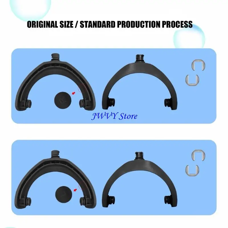 573A Headsets Bracket Headband Hinge For WHCH520 Reinforced Plastic Construction Seamlessly Compatibility Comfortable Wearing
573A Headsets Bracket Headband Hinge For WHCH520 Reinforced Plastic Construction Seamlessly Compatibility Comfortable Wearing
