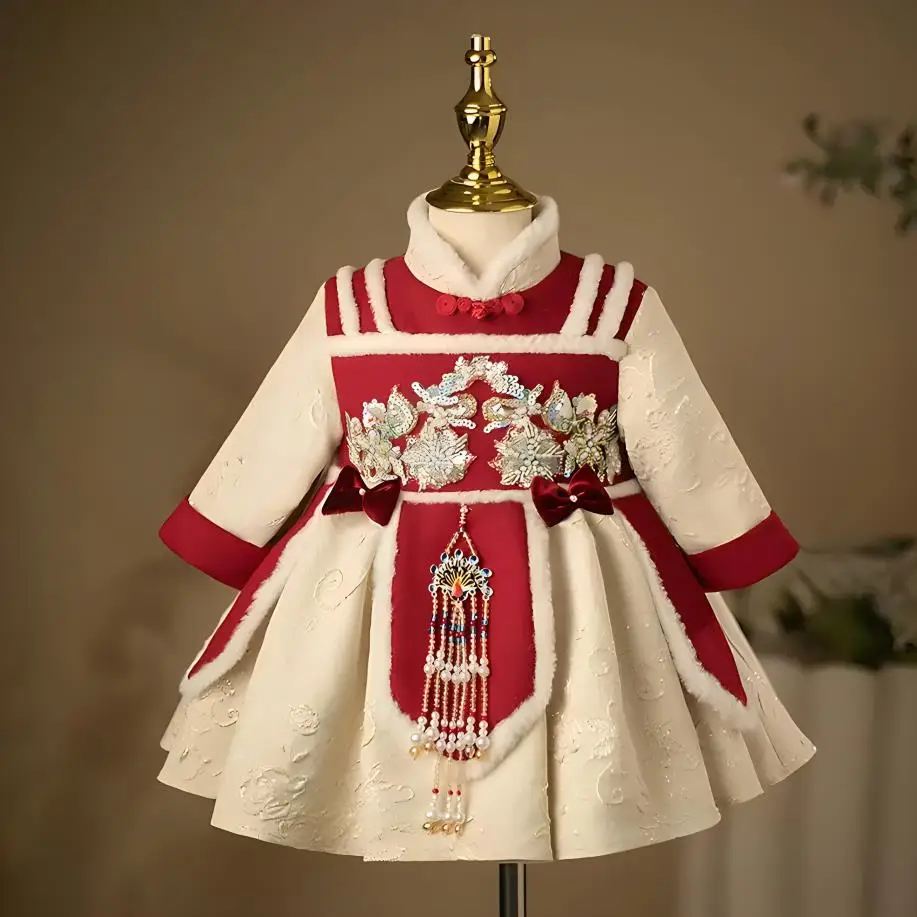 Зимнее Новое детское вечернее платье с блестками, плюшевый дизайн, для свадьбы, дня рождения, крещения, женская одежда, платье для девочек A3310
Зимнее Новое детское вечернее платье с блестками, плюшевый дизайн, для свадьбы, дня рождения, крещения, женская одежда, платье для девочек A3310