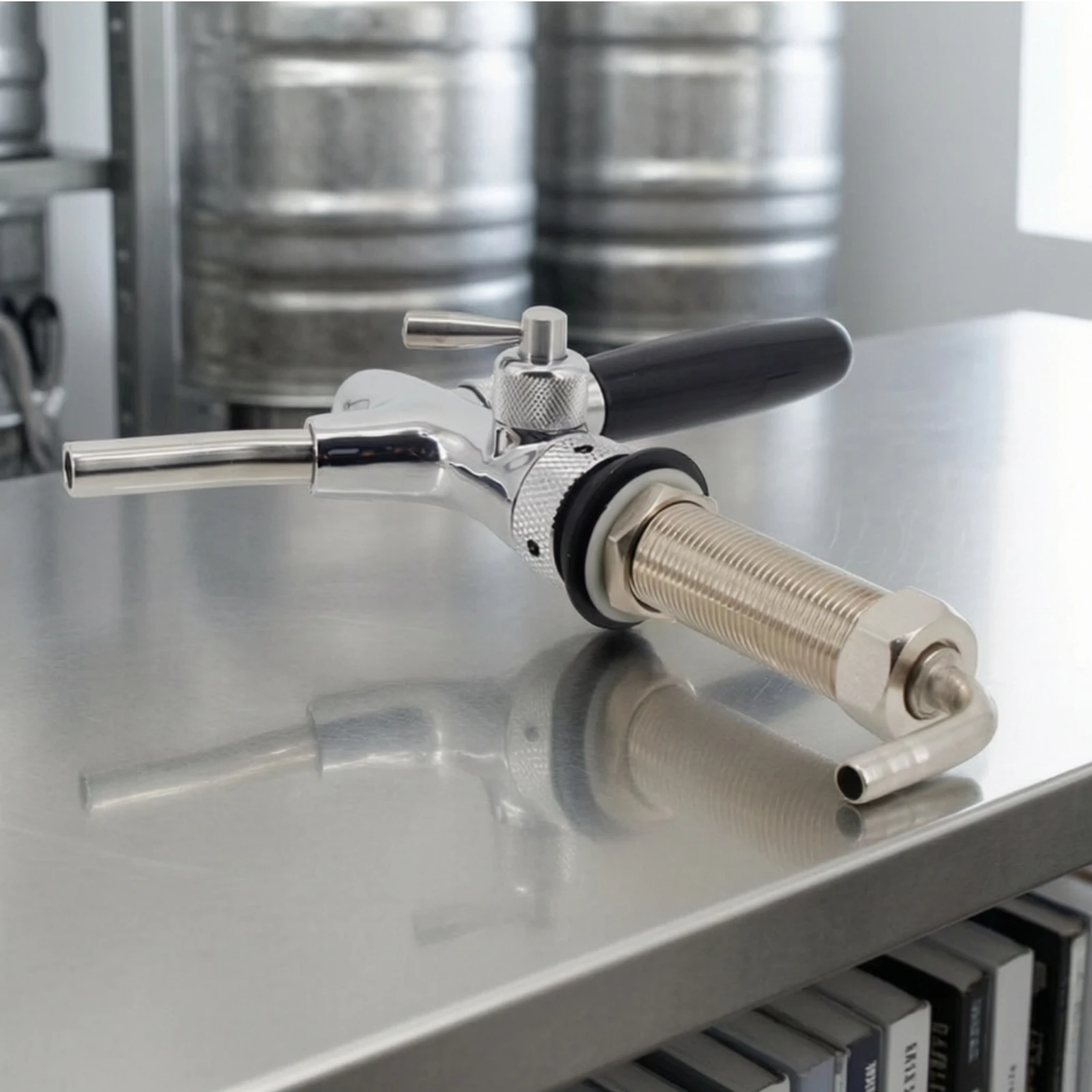 Beer Faucet with Long Shank Stainless Steel Long Shank Beer Faucet Keg Tap Chrome Polished Hardware Corrosion-Resistant
Beer Faucet with Long Shank Stainless Steel Long Shank Beer Faucet Keg Tap Chrome Polished Hardware Corrosion-Resistant