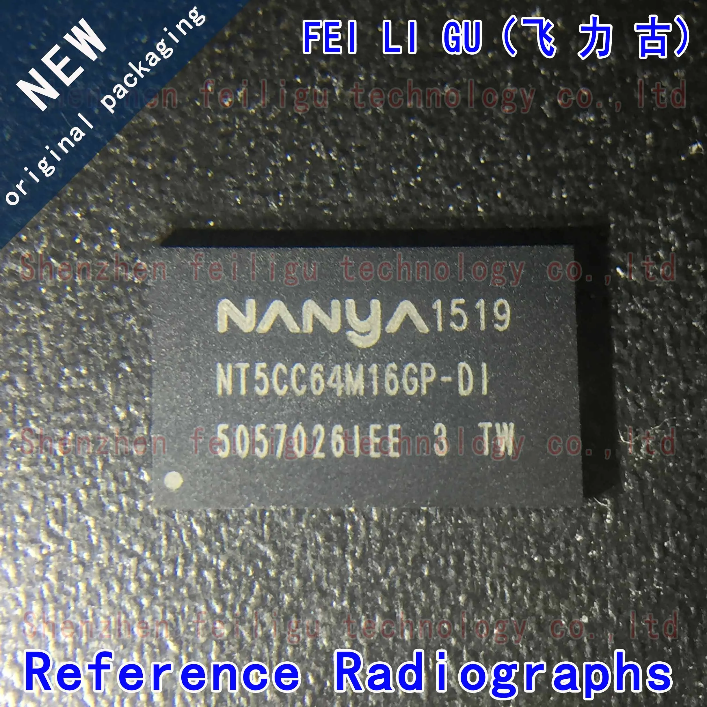 1/10/30PCS 100% New original NT5CC64M16GP-DI NT5CC64M16GP Package:VFBGA-96 DDR3(L) 1Gb SDRAM Memory Chip
1/10/30PCS 100% New original NT5CC64M16GP-DI NT5CC64M16GP Package:VFBGA-96 DDR3(L) 1Gb SDRAM Memory Chip