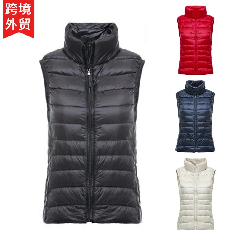 Autumn Down Puffer Vest Women Casual All-match Sleeveless jacket Spring Short Bodywarm waistcoat Winter Sleeveless Vest
Autumn Down Puffer Vest Women Casual All-match Sleeveless jacket Spring Short Bodywarm waistcoat Winter Sleeveless Vest