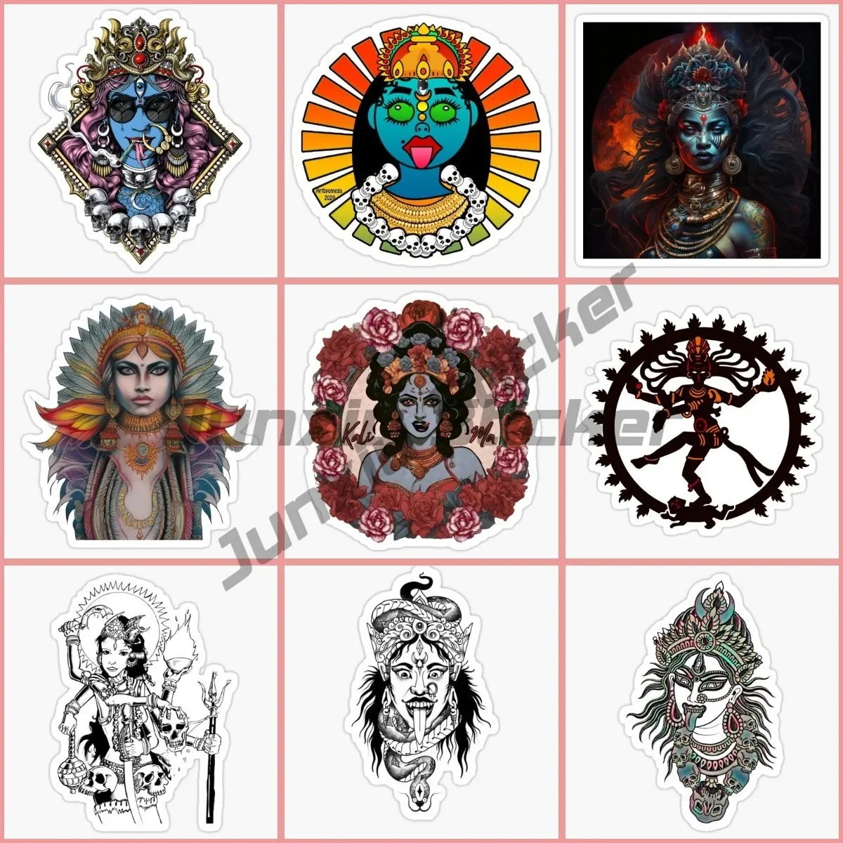 Kali Indian Mythological Character Car Stickers and Decals Self-adhesive Styling Vinyl Reflective Car Sticker Waterproof Fashion
Kali Indian Mythological Character Car Stickers and Decals Self-adhesive Styling Vinyl Reflective Car Sticker Waterproof Fashion
