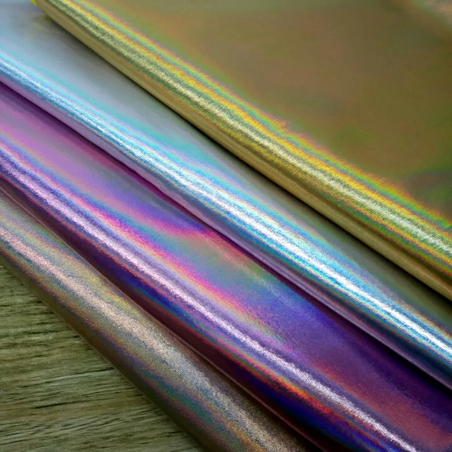 Spandex Bronzing Fabric Lasering Magic Holographic Color Costume Material DIY Stage Cosplay Doll Dance Dress
Spandex Bronzing Fabric Lasering Magic Holographic Color Costume Material DIY Stage Cosplay Doll Dance Dress