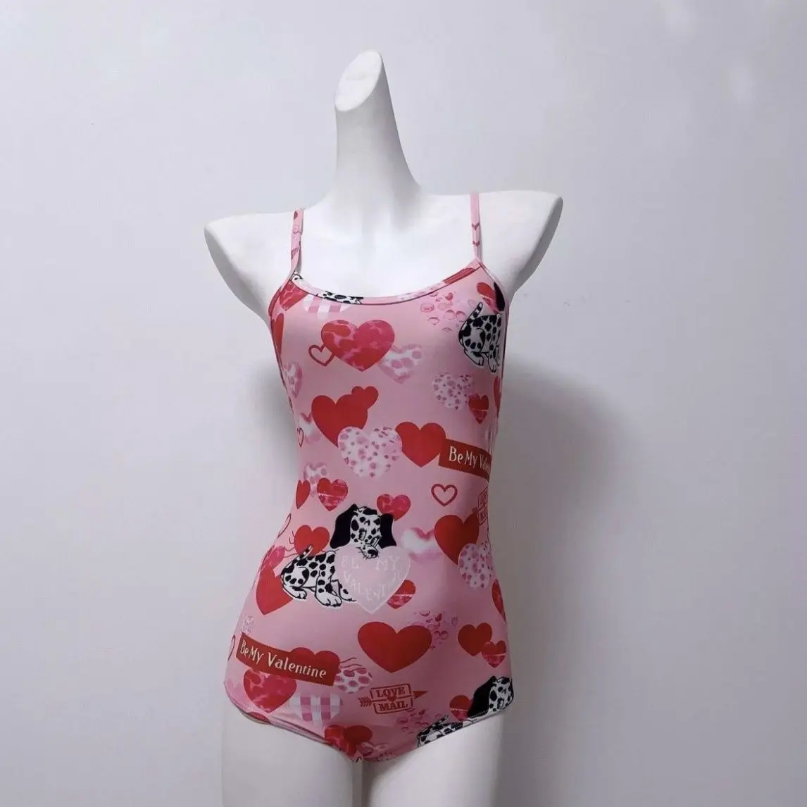 Kawaii Racing Heart Swimsuit Pattern Cute Girl Dopamine Dalmatian Student Cute One-piece Triangle Swimming Pool Swimsuit Summer
Kawaii Racing Heart Swimsuit Pattern Cute Girl Dopamine Dalmatian Student Cute One-piece Triangle Swimming Pool Swimsuit Summer