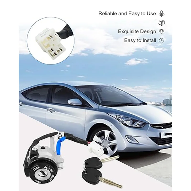 A03E-Ignition Starter Switch Lock Cylinder With Keys 81910-3XA00 819103XA00 For Hyundai Elantra 2011-2015 Starter Switch
A03E-Ignition Starter Switch Lock Cylinder With Keys 81910-3XA00 819103XA00 For Hyundai Elantra 2011-2015 Starter Switch