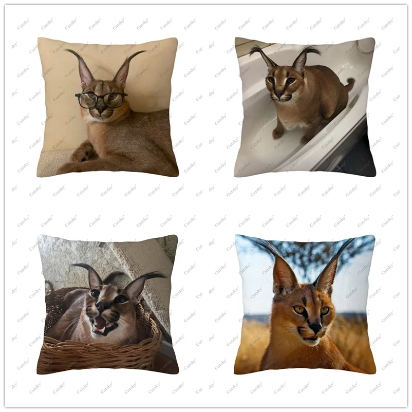 Floppa Cute Animal Caracal Pillow cover decoration sofa home gift holiday double-sided short plush cushion covers back pillows
Floppa Cute Animal Caracal Pillow cover decoration sofa home gift holiday double-sided short plush cushion covers back pillows