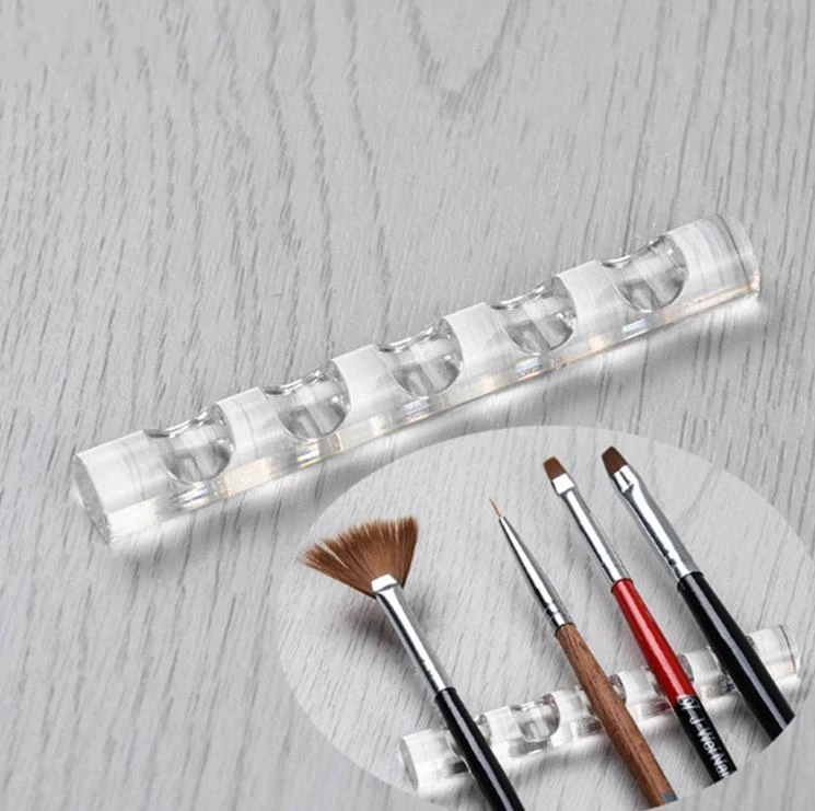 100pcs Nail Tool Rack Nail Brush Stand Clear Acrylic Holder Display Stand Rest for 5 Nail Art Pens SN1415
100pcs Nail Tool Rack Nail Brush Stand Clear Acrylic Holder Display Stand Rest for 5 Nail Art Pens SN1415