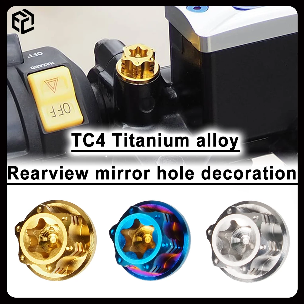 TC4 Titainum Alloy Motorcycle Mirror Hole Plug Screw Bolts Cover For KTM Duke 250 390 690 790 890 990 1290 1390 Accessories
TC4 Titainum Alloy Motorcycle Mirror Hole Plug Screw Bolts Cover For KTM Duke 250 390 690 790 890 990 1290 1390 Accessories