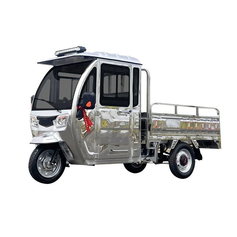 Stainless steel electric tricycle pulling goods corrosion resistant load king high power semi enclosed
Stainless steel electric tricycle pulling goods corrosion resistant load king high power semi enclosed