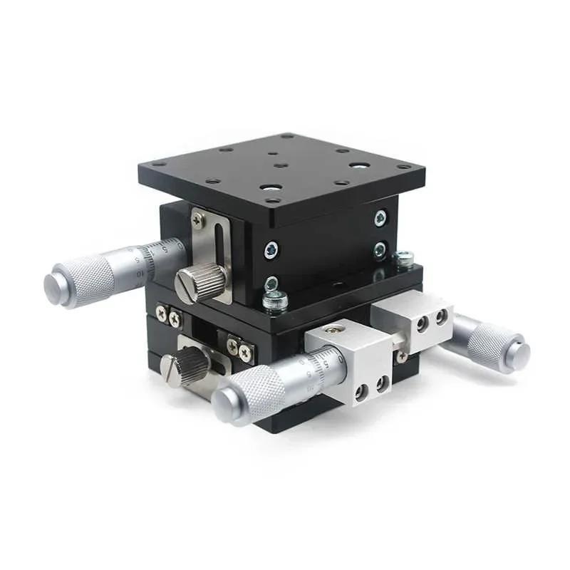 LD60-CM-2 XYZ Axis Three-dimensional Trimming Platform High Precision Manual Sliding Table Horizontal Lifting
LD60-CM-2 XYZ Axis Three-dimensional Trimming Platform High Precision Manual Sliding Table Horizontal Lifting