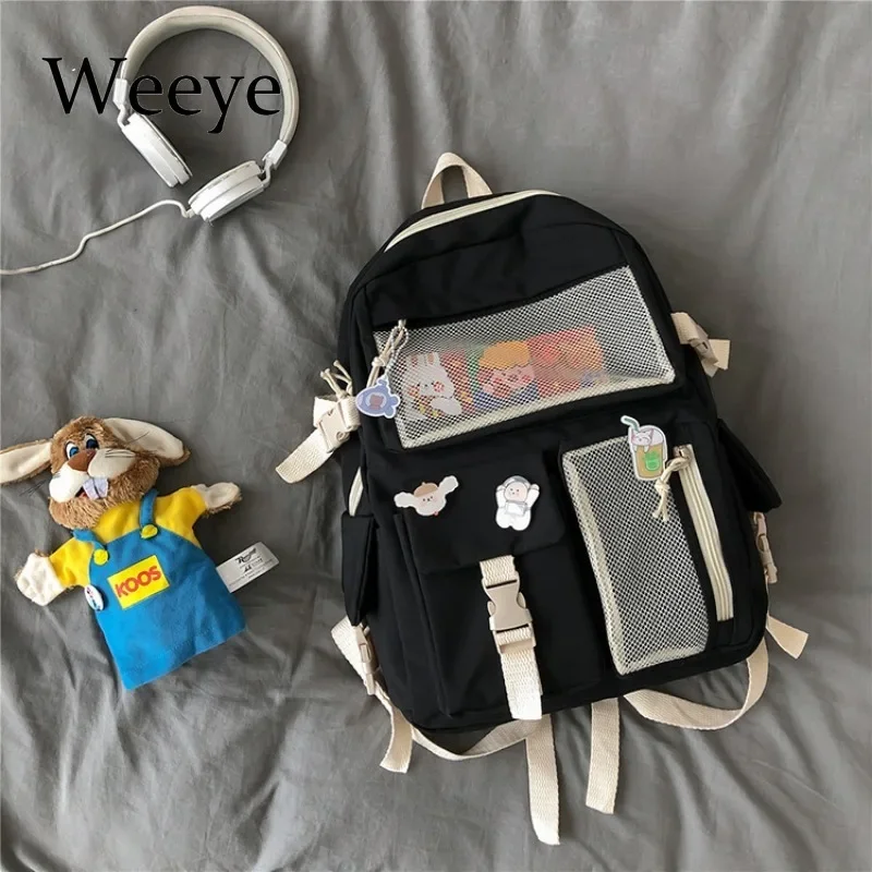 Ins Cute Little Fresh Cartoon Schoolbag Japanese College Students Large-capacity Backpack Campus Backpack
Ins Cute Little Fresh Cartoon Schoolbag Japanese College Students Large-capacity Backpack Campus Backpack