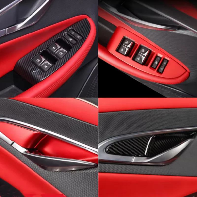 LHD For Changan UNI-T UNIT 2020-2023 Accessories Carbon Red Garnish Car Door Armrest Window Trim Glass Lift Switch Cover Frame
LHD For Changan UNI-T UNIT 2020-2023 Accessories Carbon Red Garnish Car Door Armrest Window Trim Glass Lift Switch Cover Frame