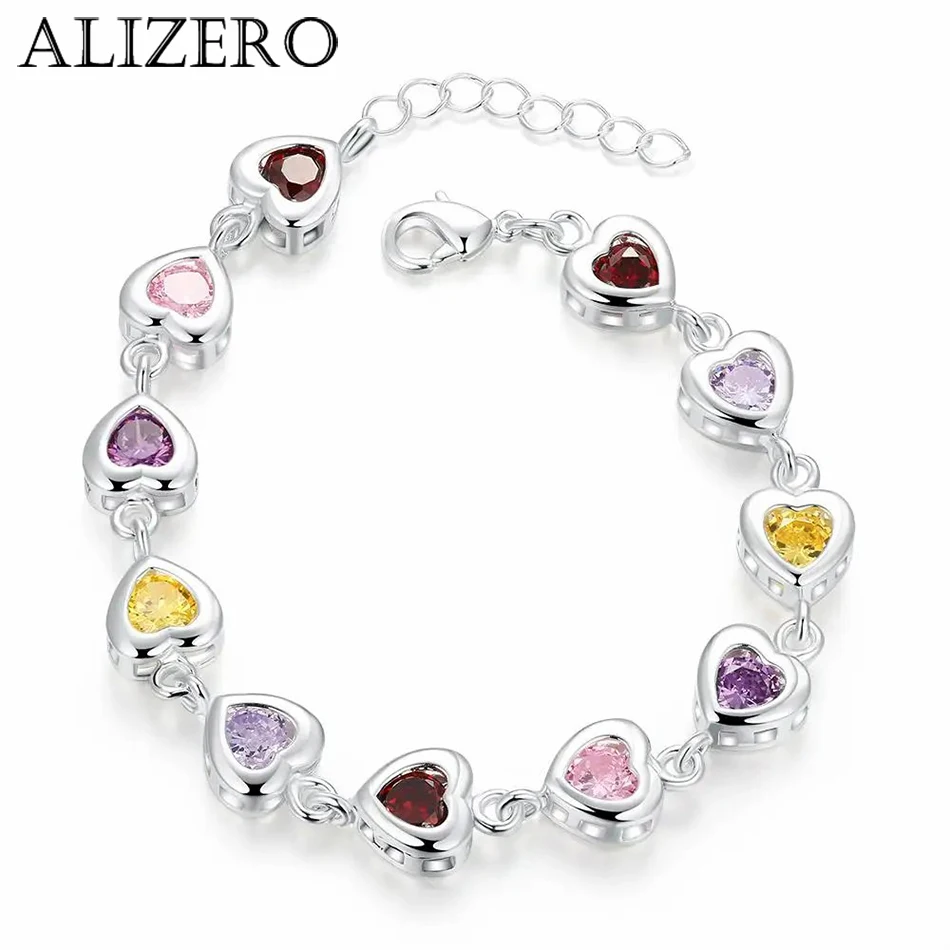 925 Sterling Silver Elegant Charm Bracelets Chain Beautiful Crystal Stone Drop Jewelry Fashion for Women Wedding Lady Cute
925 Sterling Silver Elegant Charm Bracelets Chain Beautiful Crystal Stone Drop Jewelry Fashion for Women Wedding Lady Cute