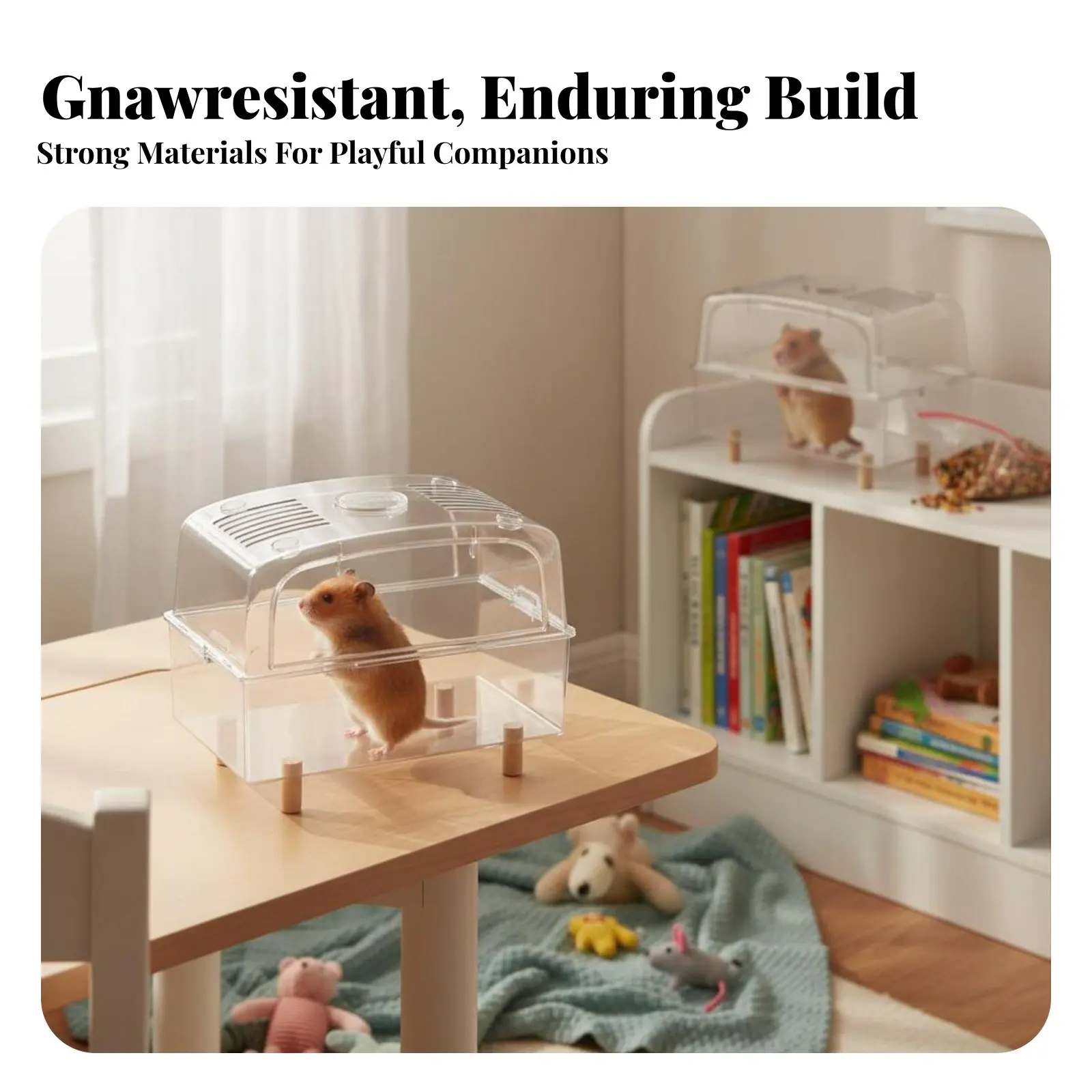 Transparent Hamster enclosure Set Easy to Clean Small creature Enclosure Good Ventilation sturdy for Parents, Home, Living Room
Transparent Hamster enclosure Set Easy to Clean Small creature Enclosure Good Ventilation sturdy for Parents, Home, Living Room