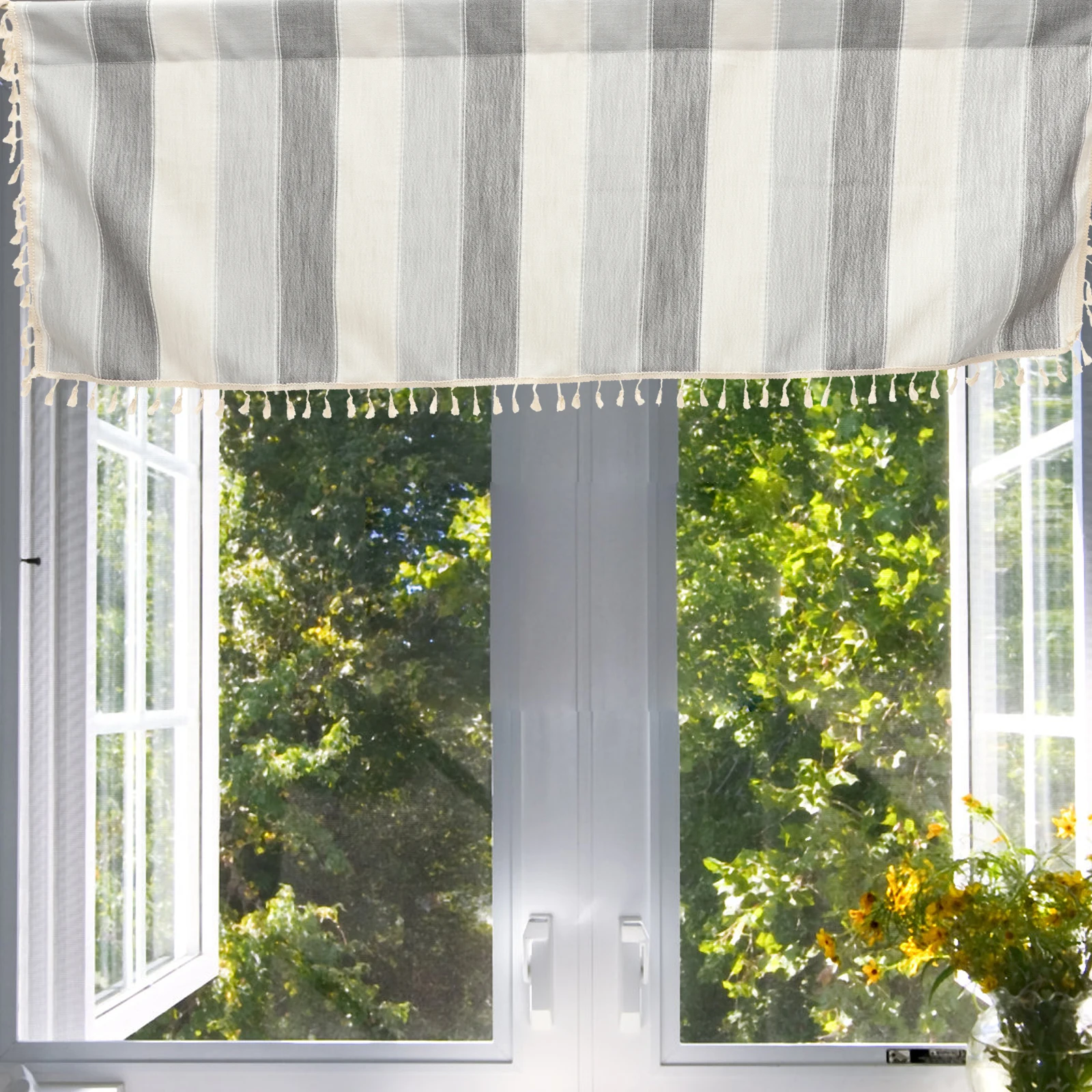 Darkening Striped Half Curtains Kitchen Window over Sink Bathroom Linen Lightweight Easy Match Rods Modern Style Room Decor
Darkening Striped Half Curtains Kitchen Window over Sink Bathroom Linen Lightweight Easy Match Rods Modern Style Room Decor