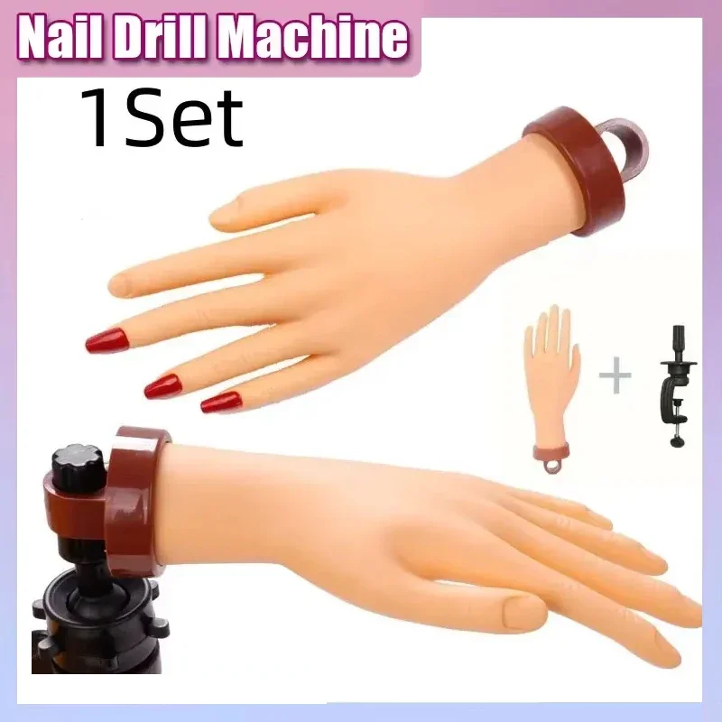 Adjustable Nail Art Practice Hand Set Soft Flexible Plastic Fingertips for Manicure Training Display Fake Prosthetic Tool for Be
Adjustable Nail Art Practice Hand Set Soft Flexible Plastic Fingertips for Manicure Training Display Fake Prosthetic Tool for Be