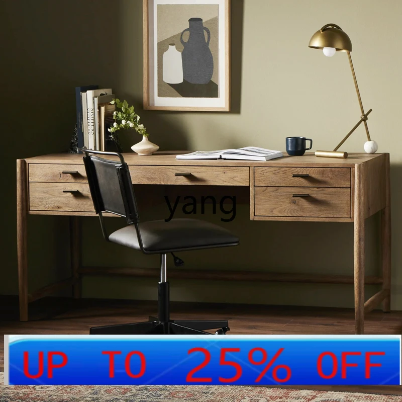 LMMRetro Book Solid Wood Writing Desk Simple Antique Style
LMMRetro Book Solid Wood Writing Desk Simple Antique Style