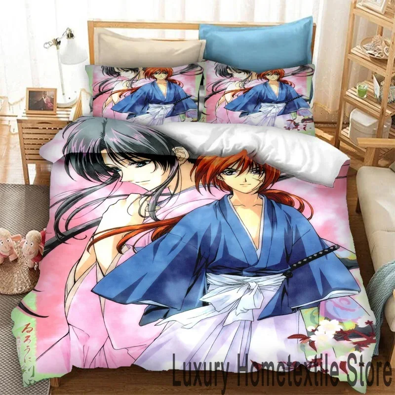 Anime Rurouni Kenshin Bedding Set,Duvet Cover Comforter Bed Set Quilt Cover Pillowcase,King Queen Twin Size Boys Girls Adults
Anime Rurouni Kenshin Bedding Set,Duvet Cover Comforter Bed Set Quilt Cover Pillowcase,King Queen Twin Size Boys Girls Adults