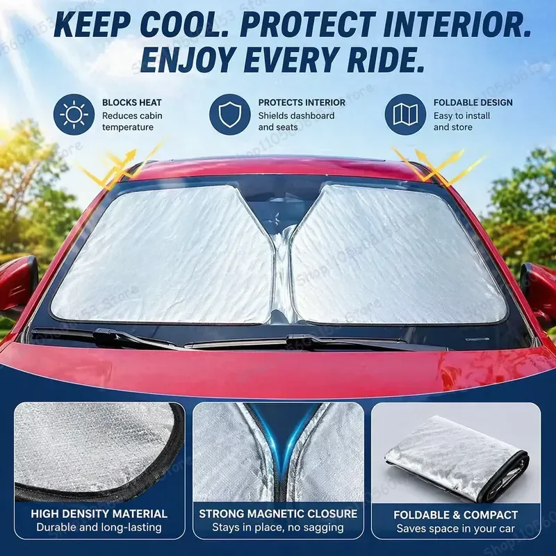 For Jaguar XE XF XJ XK XFR XJS F-Type E-Pace F-Pace I-Pace S-Type Front Windshield Sun Shade UV Protection Heat Reflective
For Jaguar XE XF XJ XK XFR XJS F-Type E-Pace F-Pace I-Pace S-Type Front Windshield Sun Shade UV Protection Heat Reflective