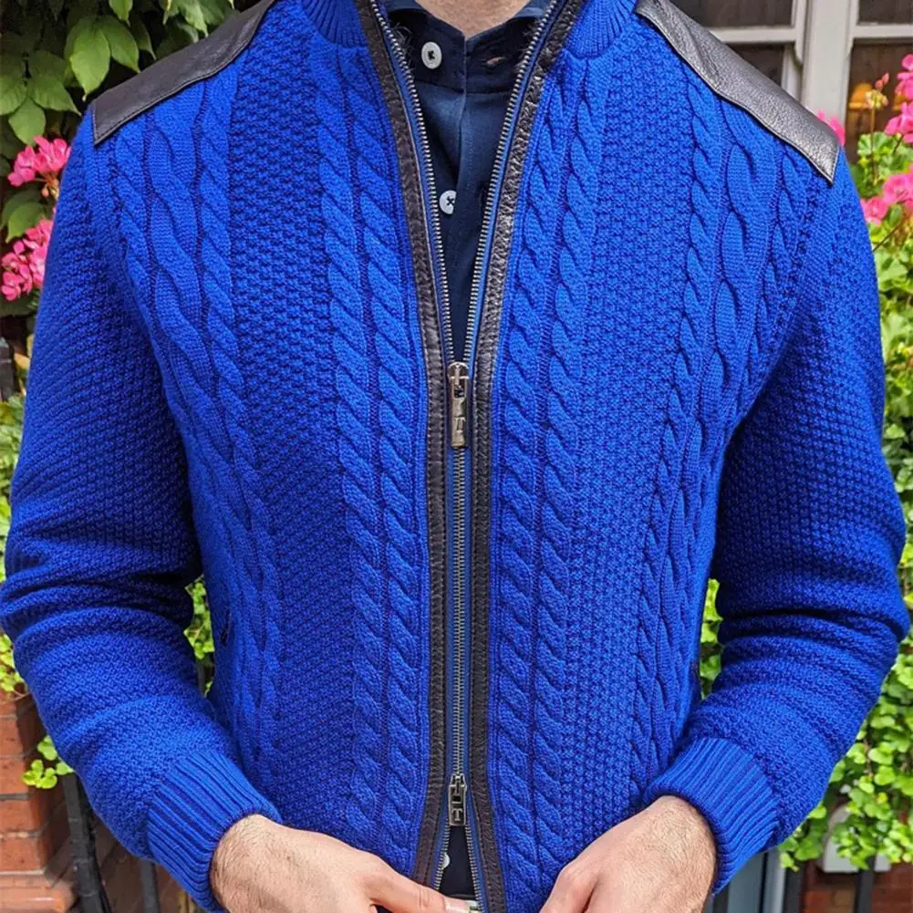 Men Sweater Cardigan Knitted Double Zippers Solid Color Long Sleeve Slim Warm Elastic Thick Sweater Jackets for men chaquetas
Men Sweater Cardigan Knitted Double Zippers Solid Color Long Sleeve Slim Warm Elastic Thick Sweater Jackets for men chaquetas