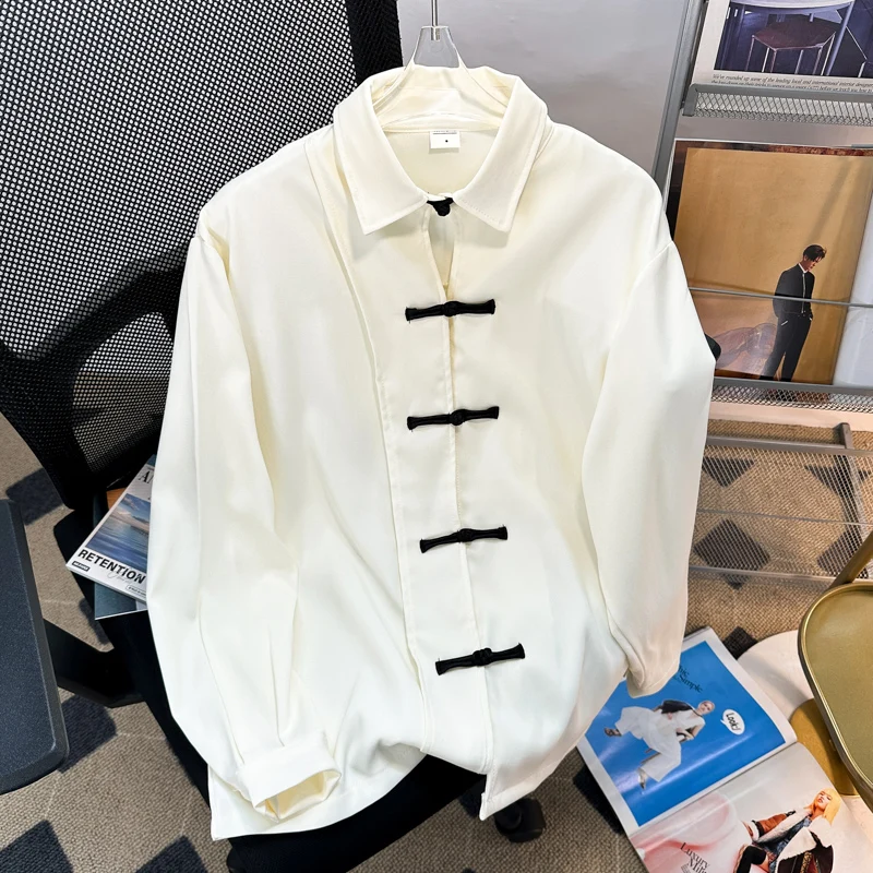British Style Button up Shirt for Men Autumn Spring Fashionable Handsome Long Sleeve Loose Fit Youthful Style Casual Outerwear
British Style Button up Shirt for Men Autumn Spring Fashionable Handsome Long Sleeve Loose Fit Youthful Style Casual Outerwear