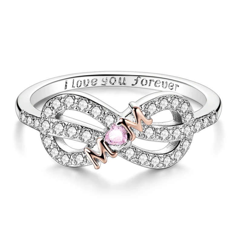 Original 925 Sterling Silver Sparkling Forever Love Mom Ring For Women Girls Jewelry Birthday Anniversary Gifts
Original 925 Sterling Silver Sparkling Forever Love Mom Ring For Women Girls Jewelry Birthday Anniversary Gifts